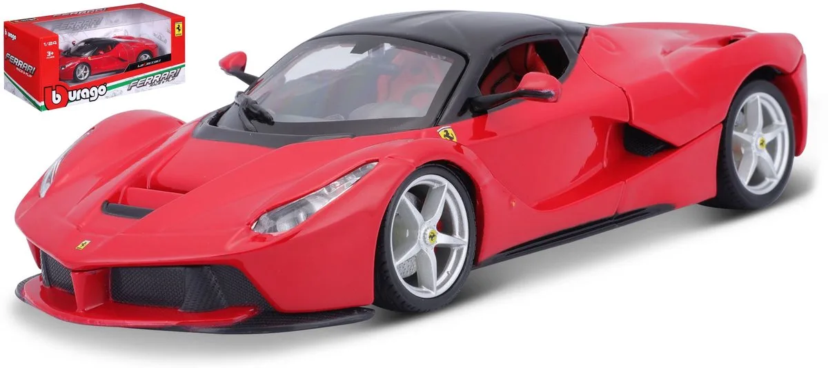 Schaalmodel Ferrari La Ferrari 1:24 Rood/zwart van Bburago in Rood, Zwart – productfoto