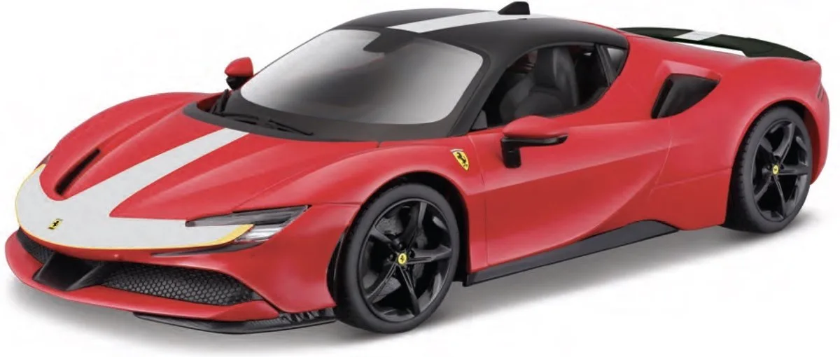 SF90 Stradale Assetto Fiorano 1:18 Auto de Bburago en Rouge, Blanc, Noir – photo du produit