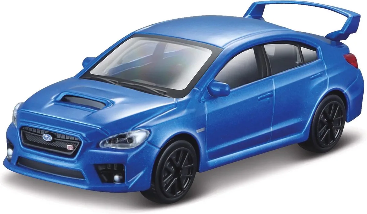 Subaru Wrx - Modelauto - Schaal 1:43 von Bburago in Blau – Produktfoto