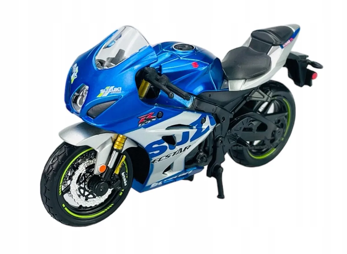 SUZUKI GSX-R1000 R 2021 MODELMOTOR 1:18 de Bburago en Bleu – photo du produit