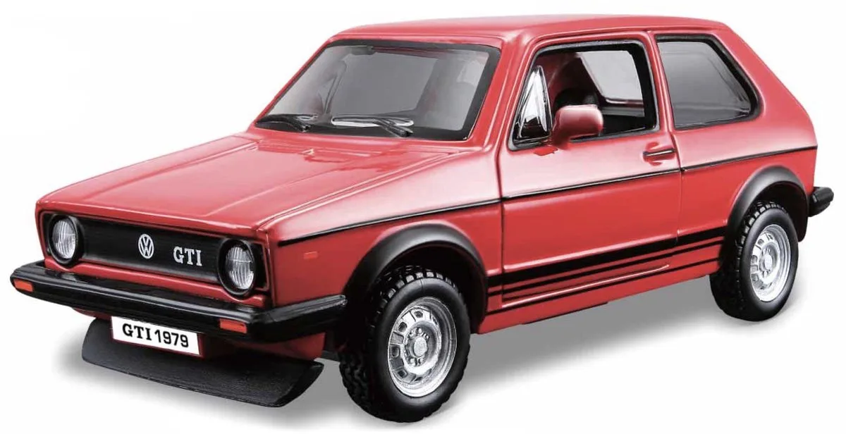 Volkswagen Golf - Modelauto - Schaal 1:32 de Bburago en Rouge – photo du produit