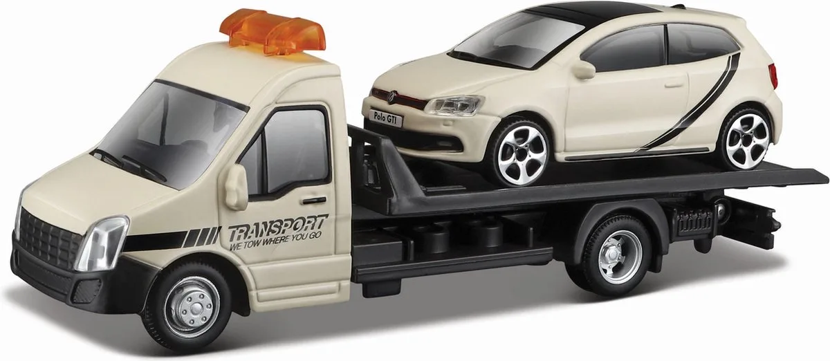 Volkswagen Polo - Modelauto - Schaal 1:43 by Bburago in Cream – product photo