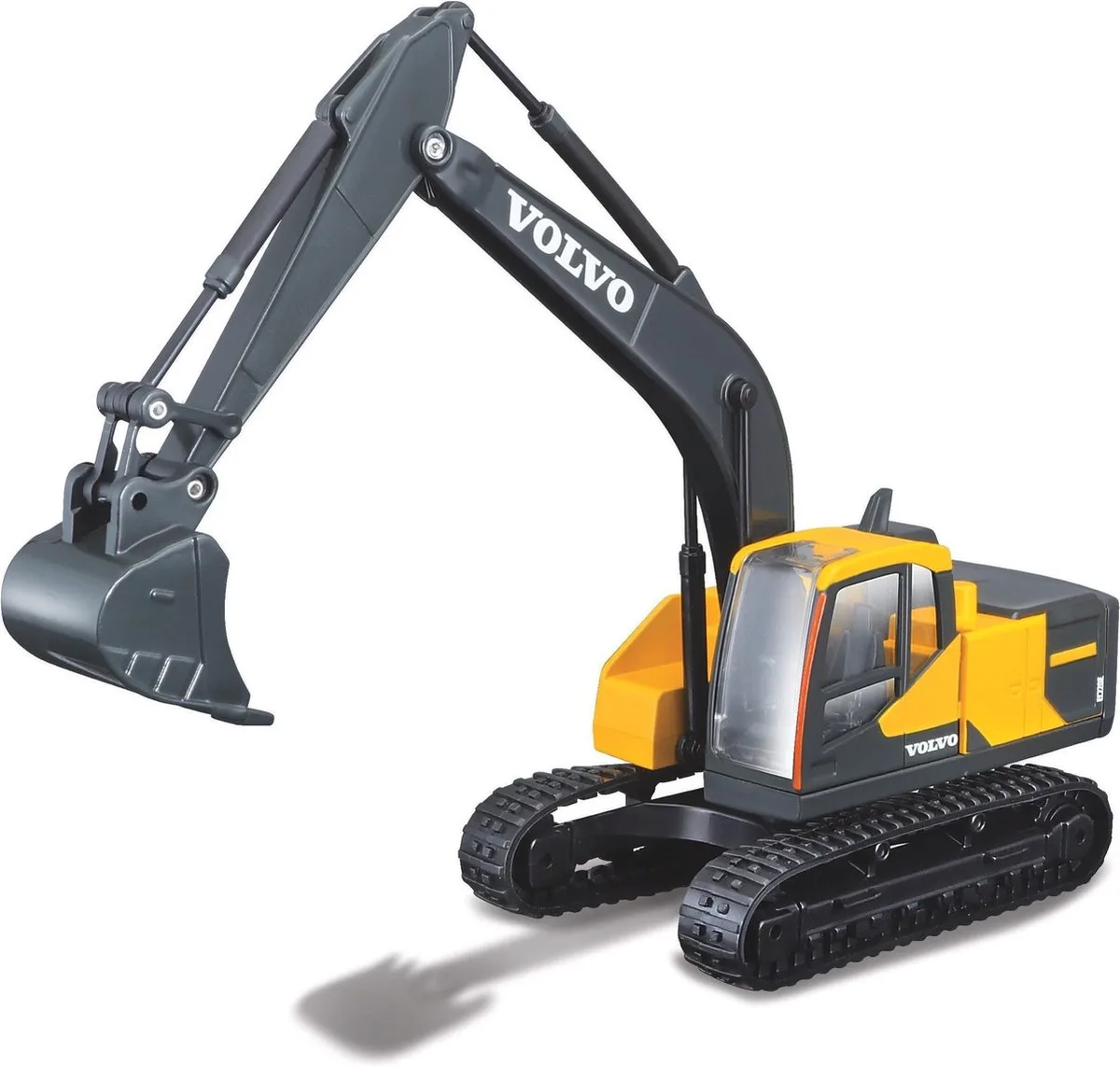 Volvo Ec220E - Modelauto - Schaal 1:50 van Bburago in Geel, Grijs – productfoto