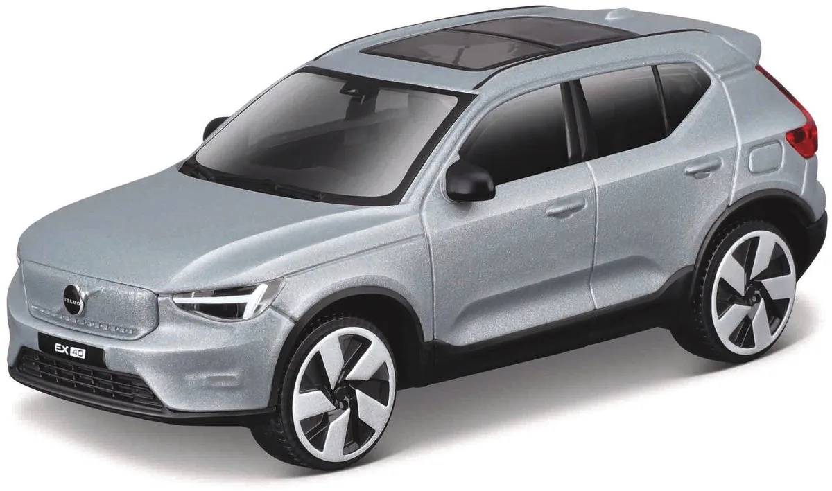 Volvo Ex40 - Modelauto - Schaal 1:43 van Bburago in Lichtgrijs – productfoto