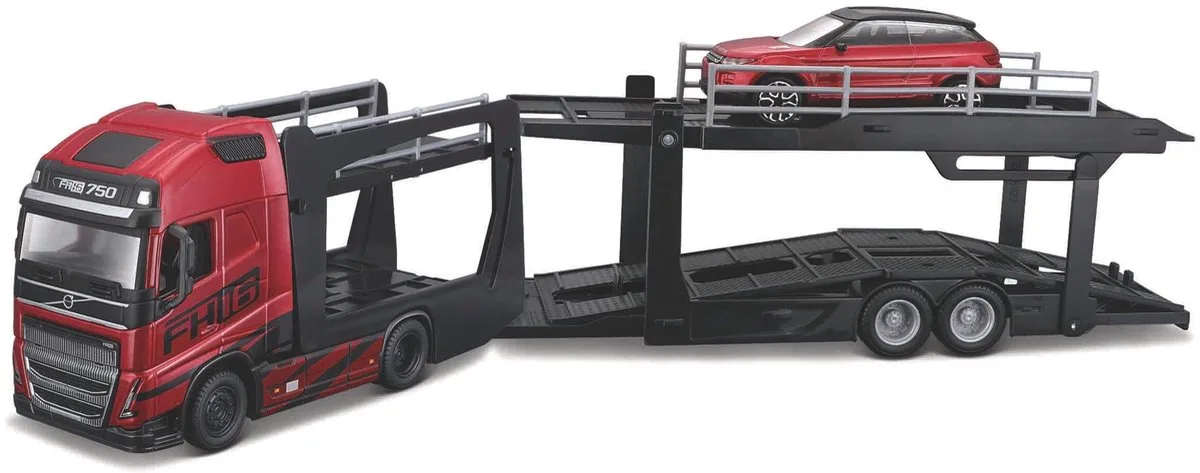 Volvo Fh16 - Modelauto - Schaal 1:43 van Bburago in Rood, Zwart – productfoto