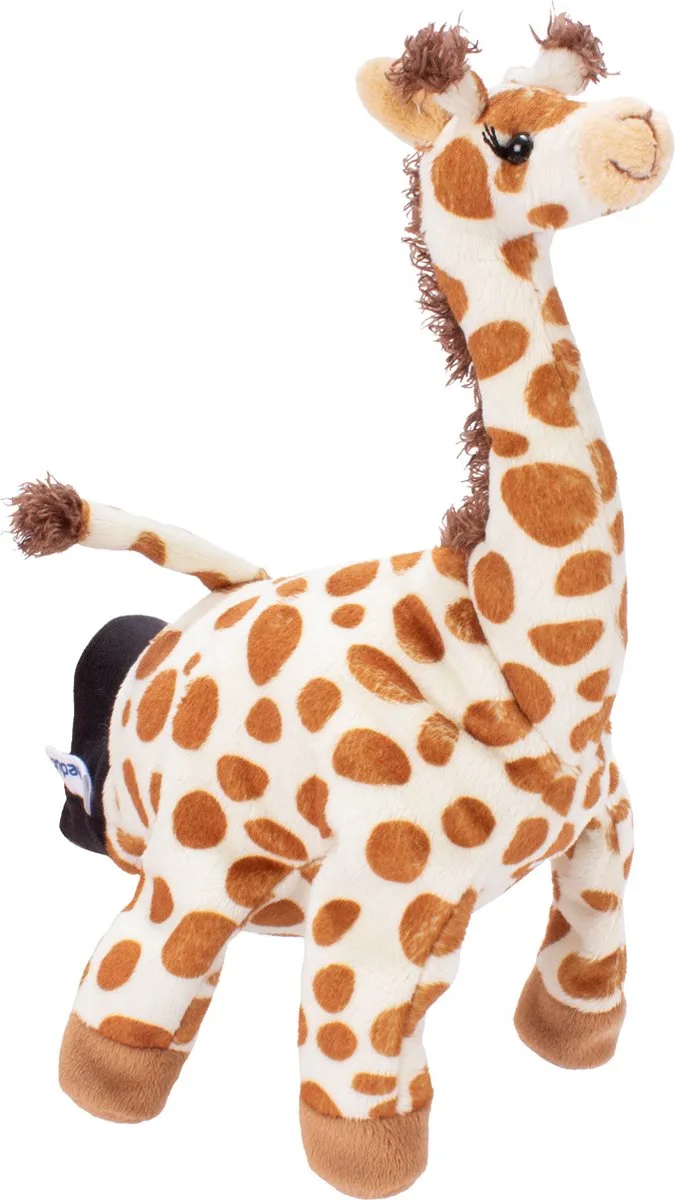Giraffe Speelhandschoen - Handpop de Beleduc en Marron – photo du produit