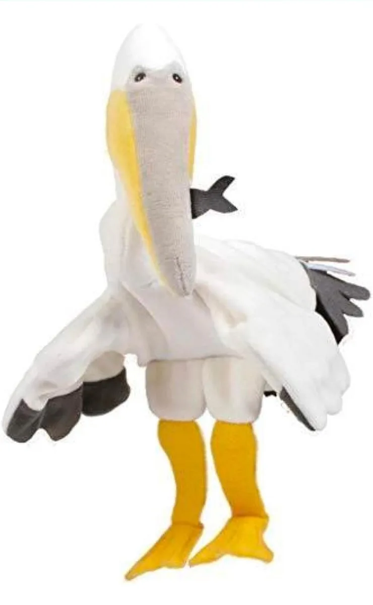handpop - pelikaan - handpoppen - dieren - handschoen - rollenspel - speelgoed - poppenkast de Beleduc en Noir – photo du produit