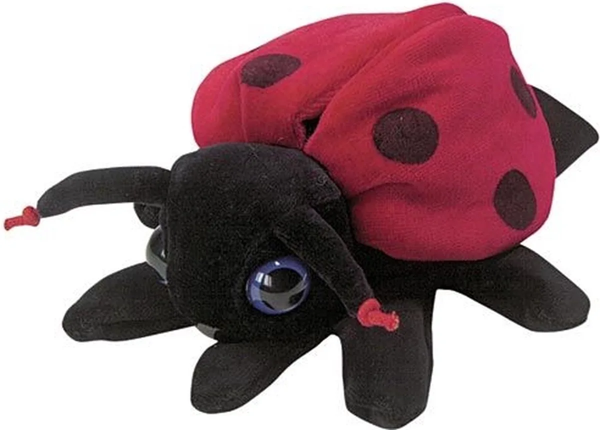 Lieveheersbeestje Speelhandschoen - Handpop de Beleduc en Rouge – photo du produit