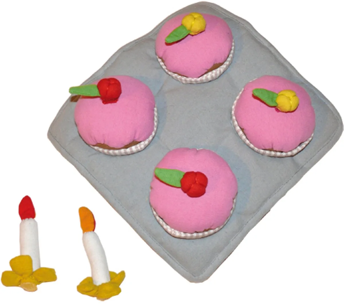 Stoffen speelgoed high tea set van Beleduc in Meerkleurig – productfoto