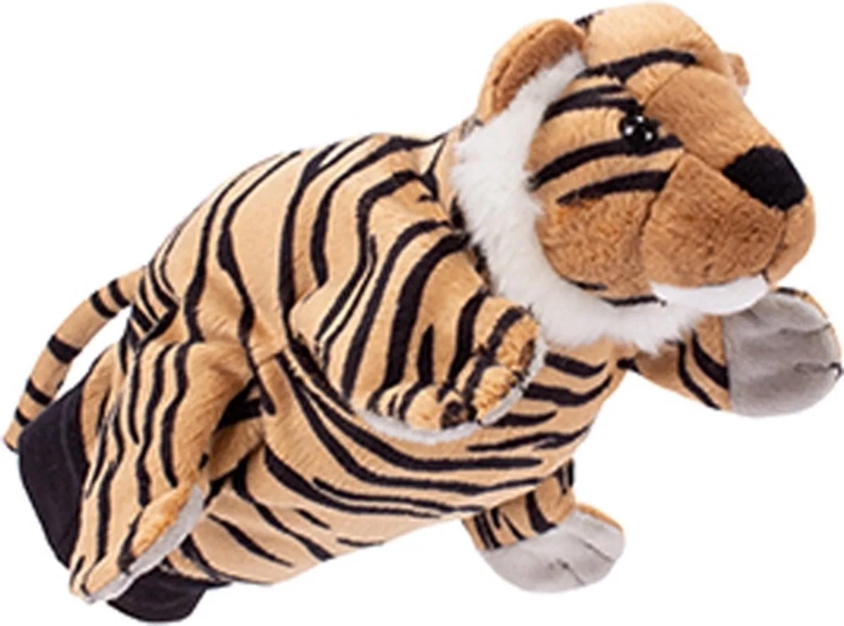 Tijger Speelhandschoen - Handpop de Beleduc en Jaune – photo du produit