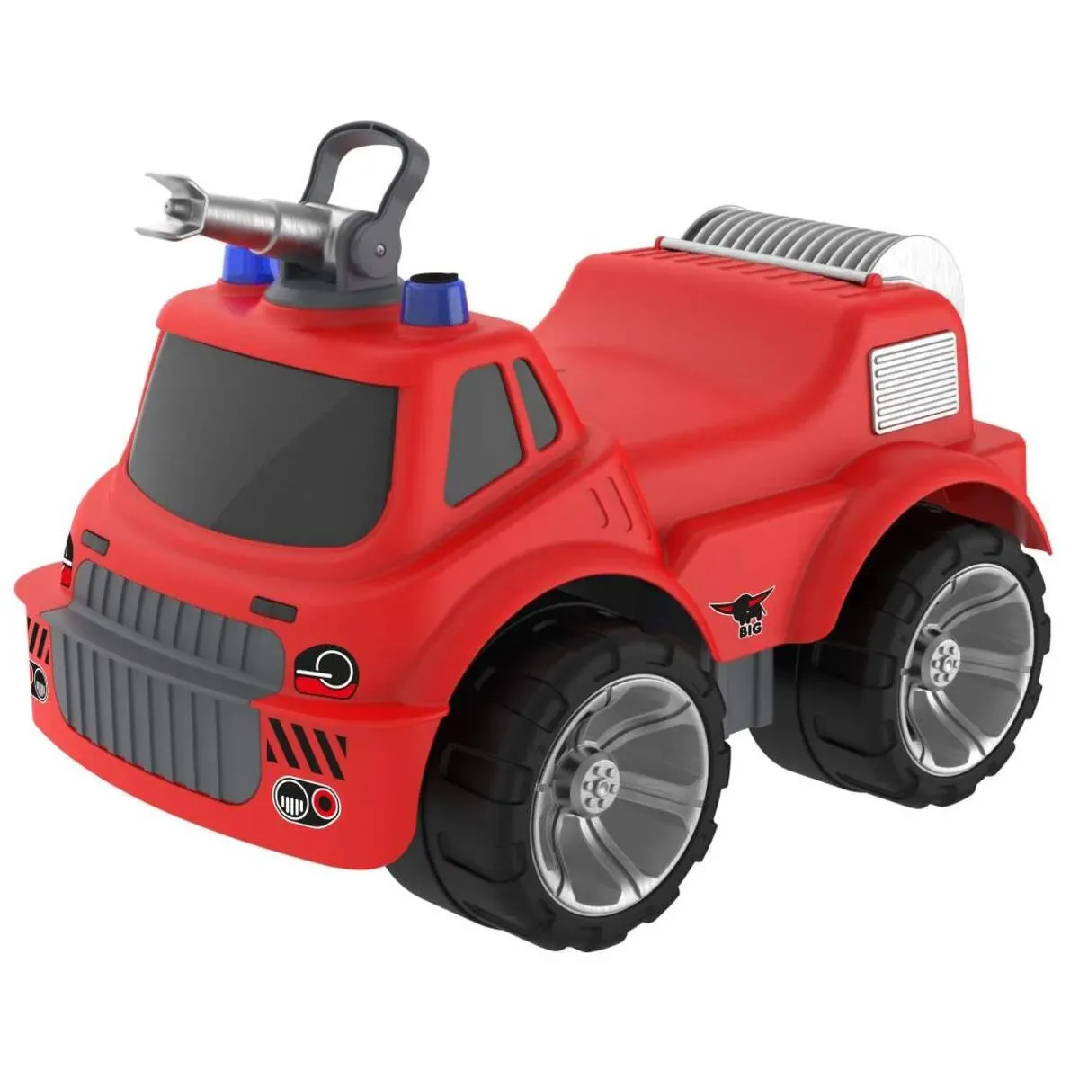 BIG 800055815 Power-Worker Maxi Firetruck van BIG in Rood – productfoto