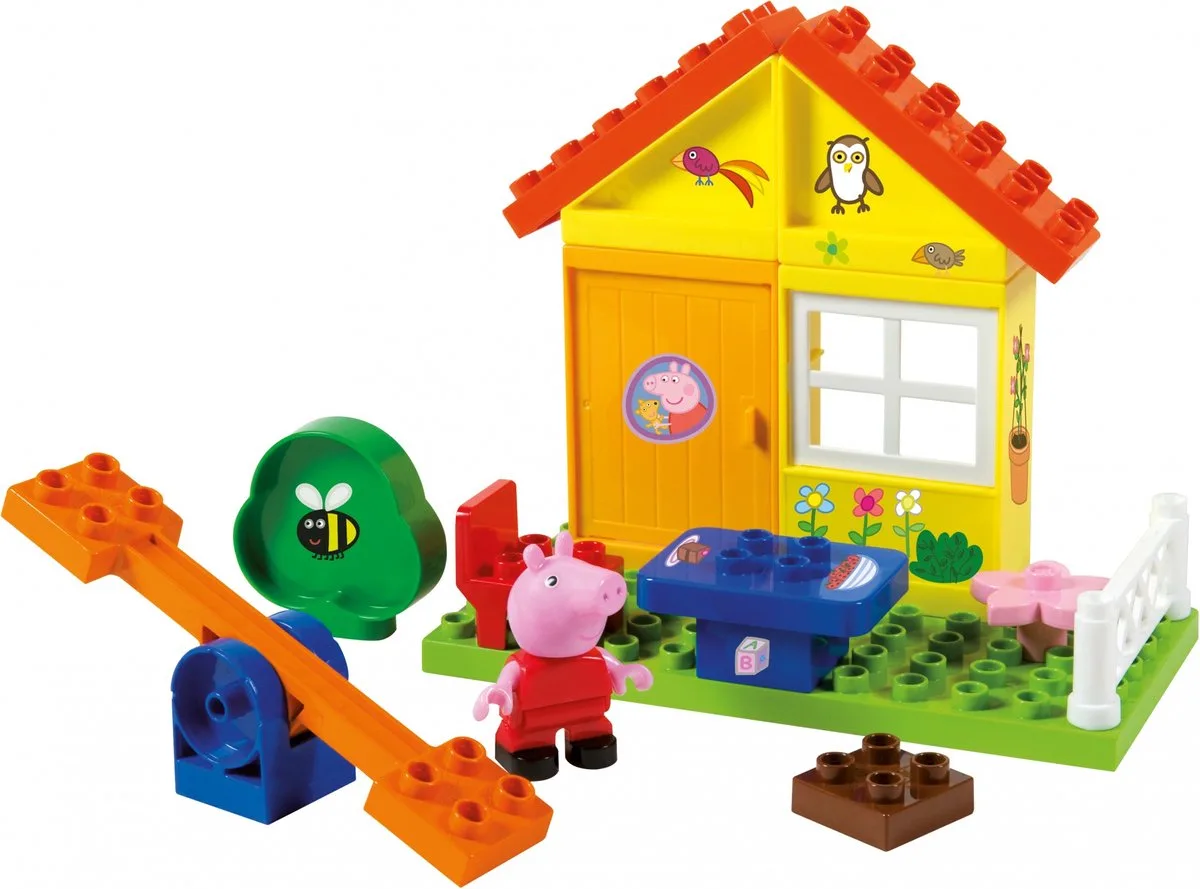 Bloxx - Peppa Pig - Garden House - Tuinhuis von BIG in Mehrfarbig – Produktfoto