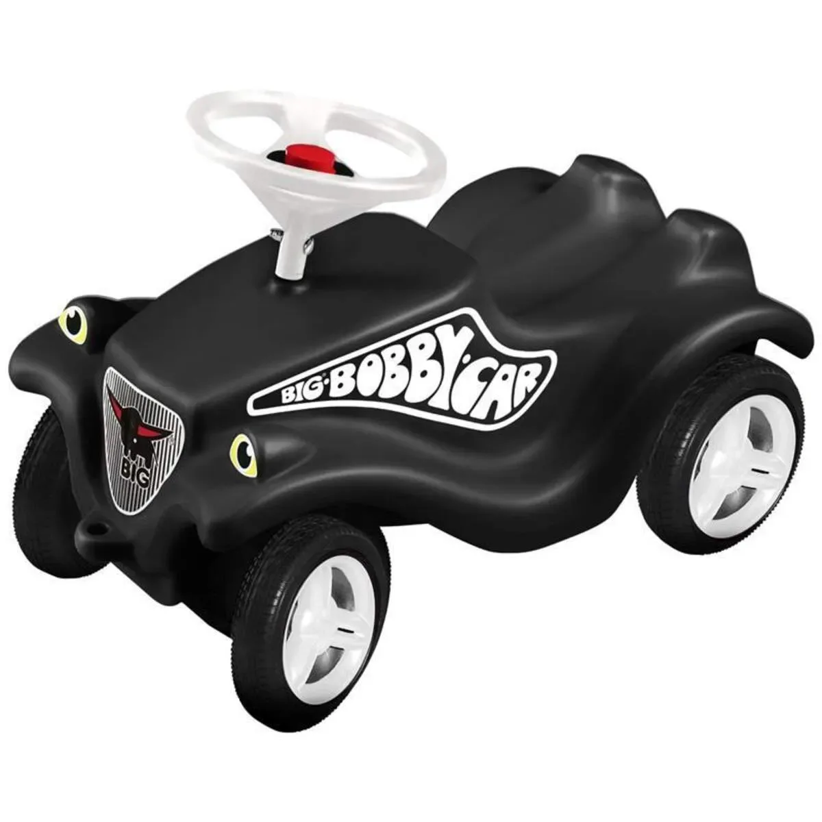 Bobby Car Classic, schwarz-weiss mit Fuldareifen de BIG – photo du produit