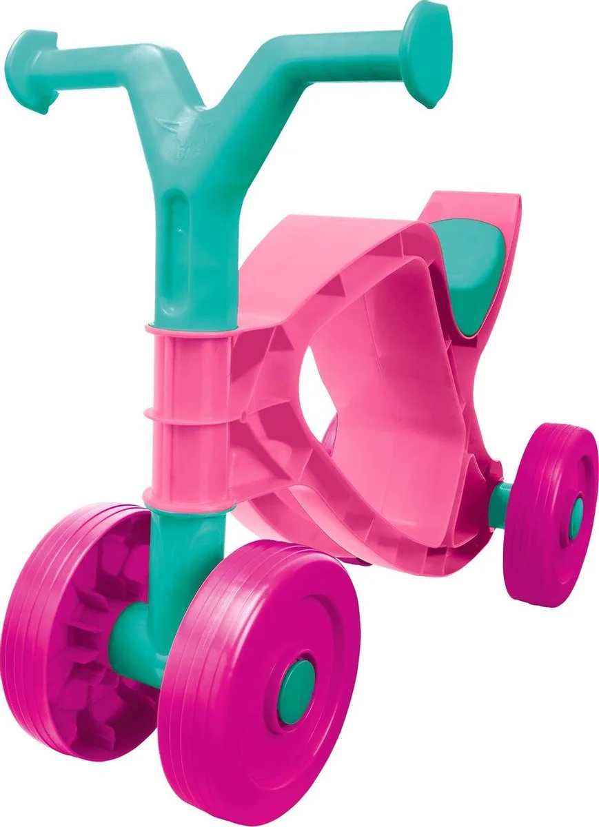 Flippi - vanaf 1,5 jaar - belastbaar tot 25 kg - Loopfiets van BIG in Roze – productfoto