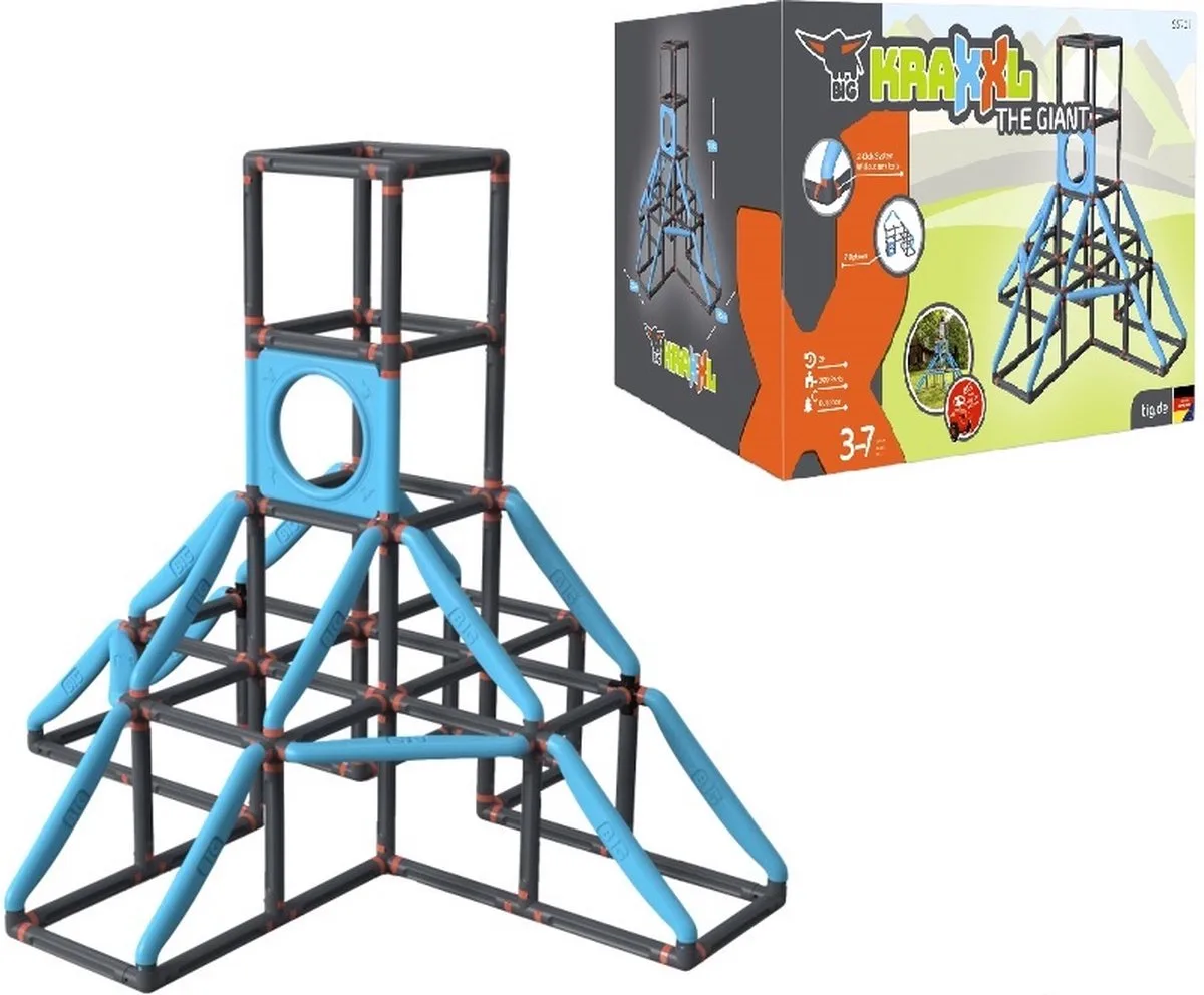 Kraxxl The Giant Klettergerüst von BIG in Blau – Produktfoto