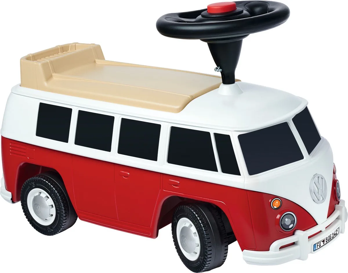 Baby Vw T1 Pädagogisches Spielzeug von BIG in Rot – Produktfoto