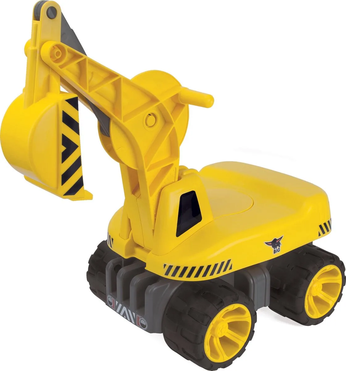 Power Worker Maxi-Digger von BIG in Gelb – Produktfoto