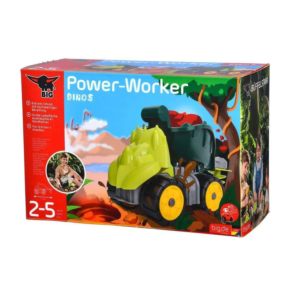 Power Worker - Mini Dino Triceratops von BIG – Produktfoto