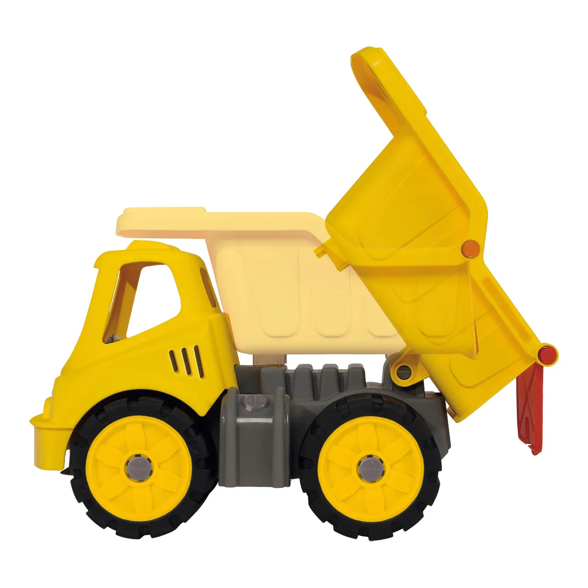 Power Worker Mini Kipper von BIG in Gelb, 160 × 100 × 120 mm – Produktfoto