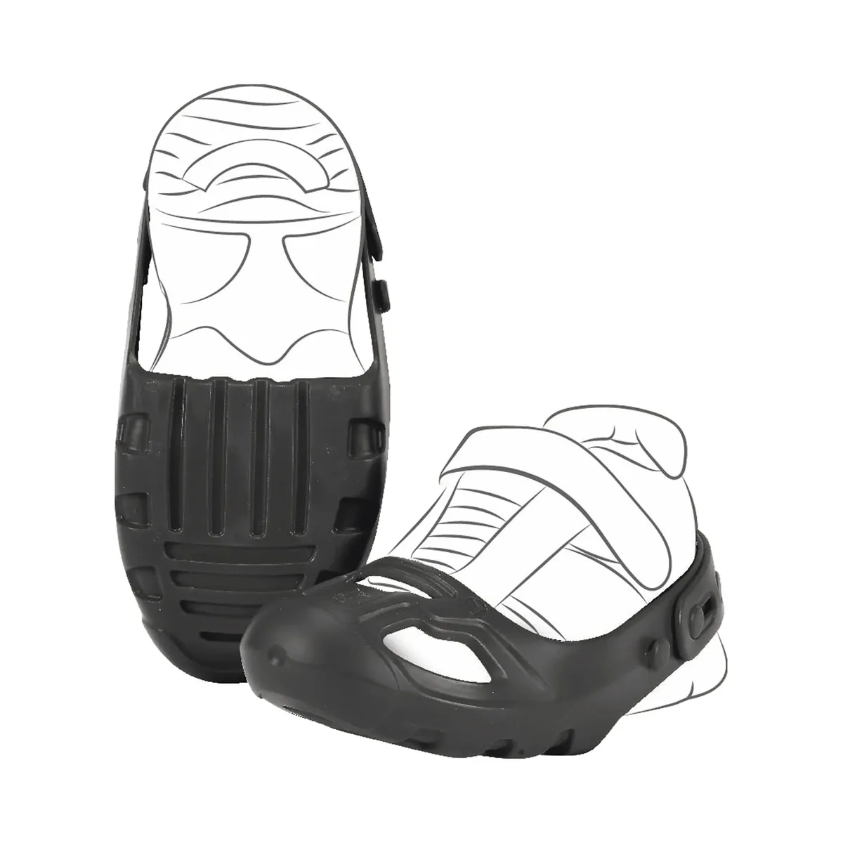 Schuhschoner Größe 21-27 von BIG in Schwarz, 90 × 100 × 200 mm – Produktfoto