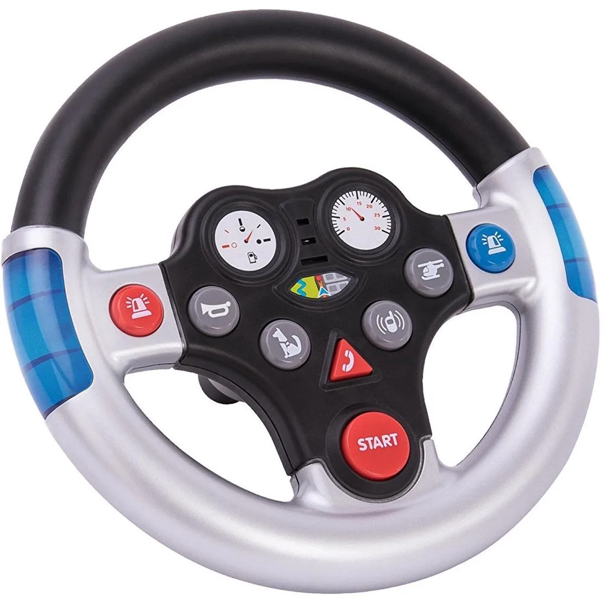 Lenkrad Rescue-Sound-Wheel von BIG in Weiß – Produktfoto