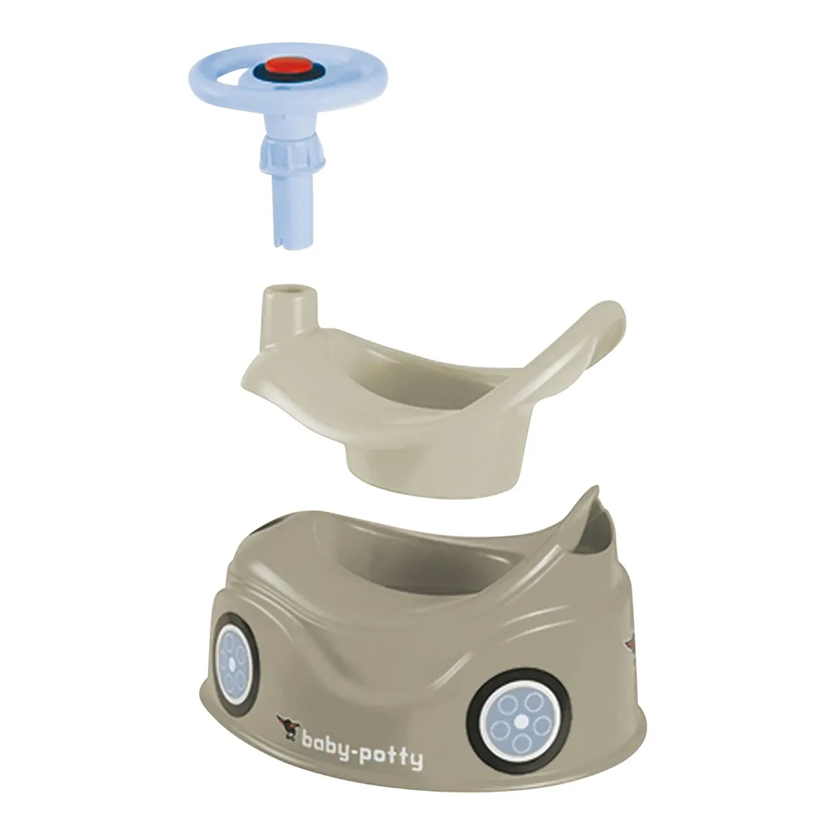 Töpfchen BIG Bobby Car von BIG in Grau, 43 × 31 × 28 mm – Produktfoto