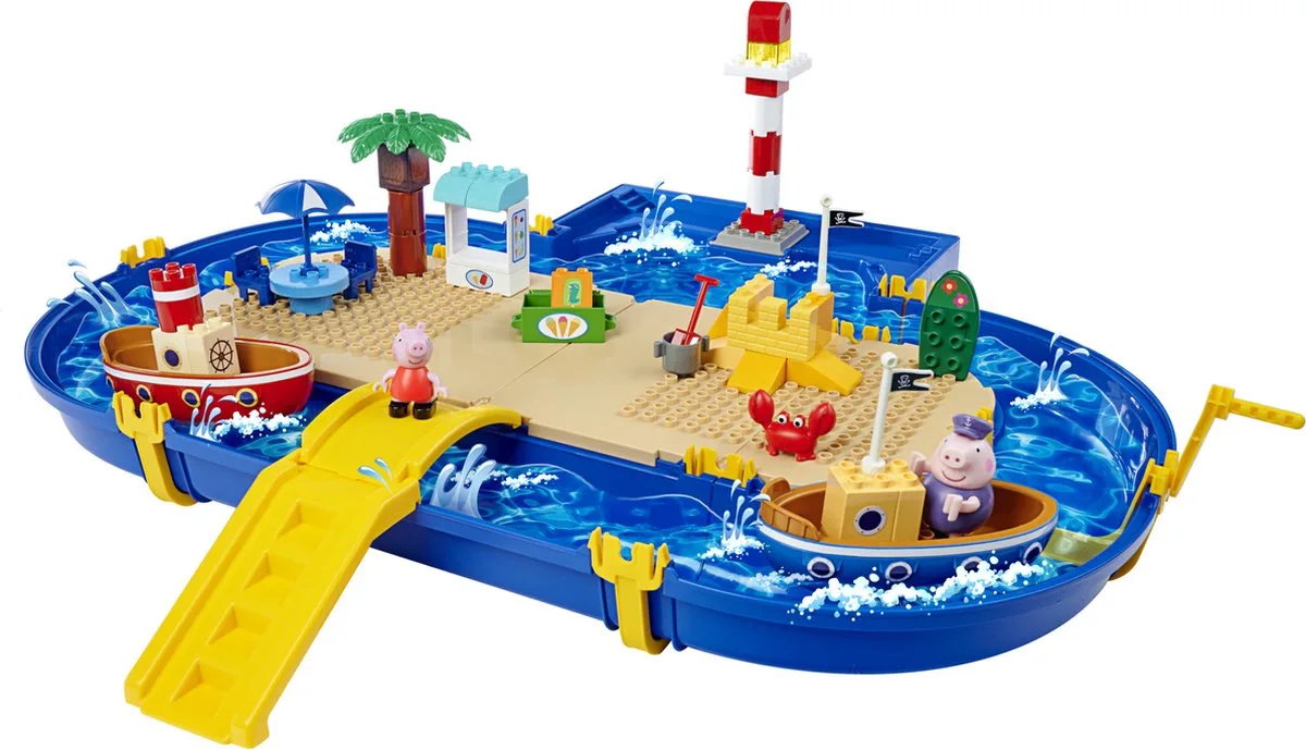 Peppa Pig Wasserbahn Waterplay Peppa Holiday von BIG in Blau – Produktfoto