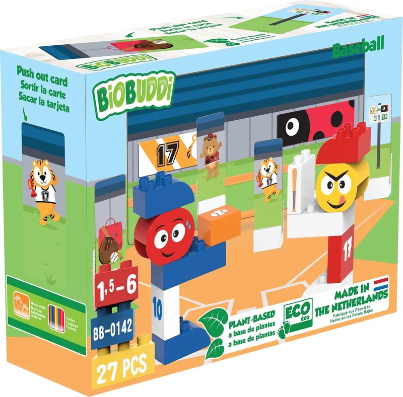 Characters Baseball - 27 delig by BiOBUDDi in Multicolour – product photo