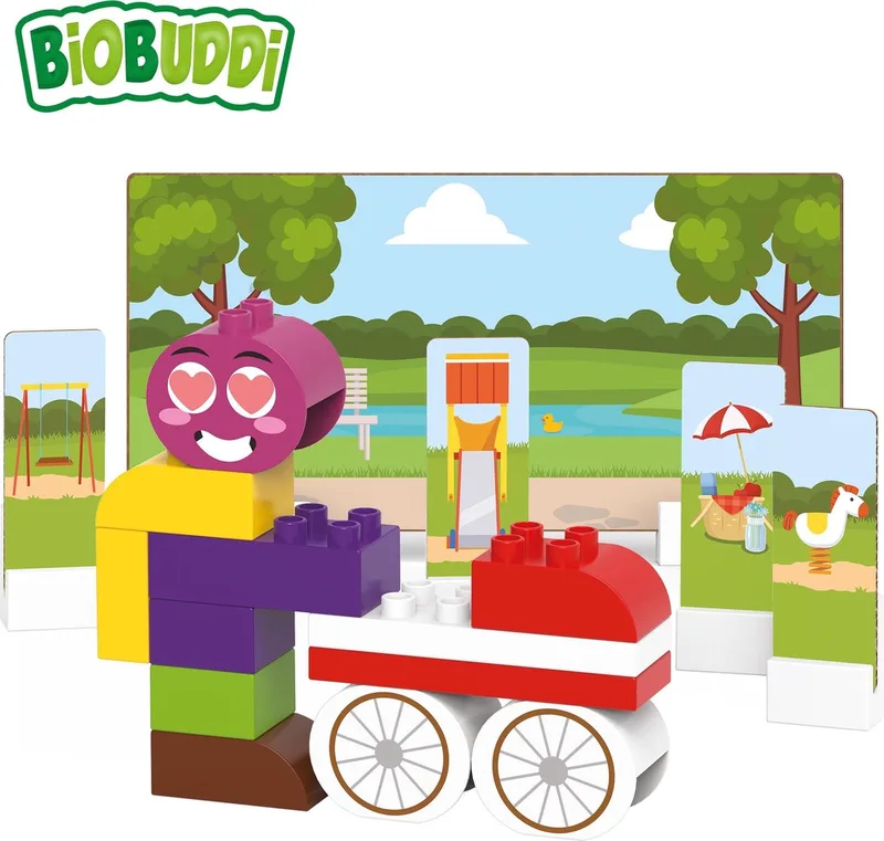 Characters Walking - 27 delig by BiOBUDDi in Multicolour – product photo