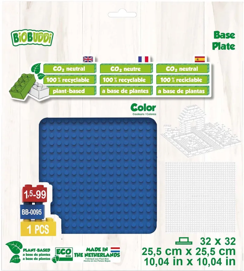 Edu Basisplatenset Ocean Blue - 4st. by BiOBUDDi in Multicolour – product photo