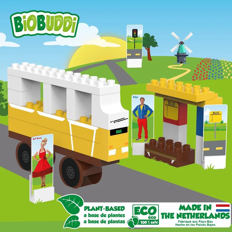 Juf Roos - De wielen van de bus - 36 delig - Past op Duplo !! - Jongens en Meisjes - Speelgoed - Sint / Kerst Cadeau Tip !! by BiOBUDDi in Multicolour – product photo