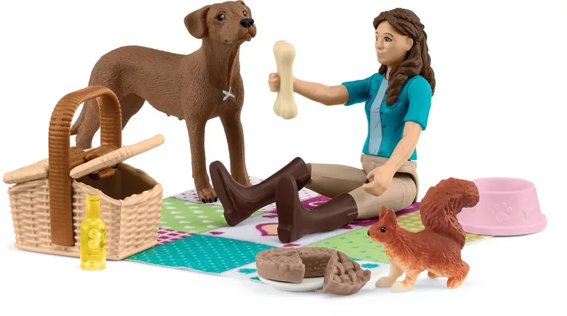 42746 Horse Club Picnic Playset with Lisa de Schleich – photo du produit