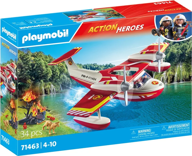71463 Feuerwehrflugzeug mit Löschfunktion de Playmobil – photo d’ambiance