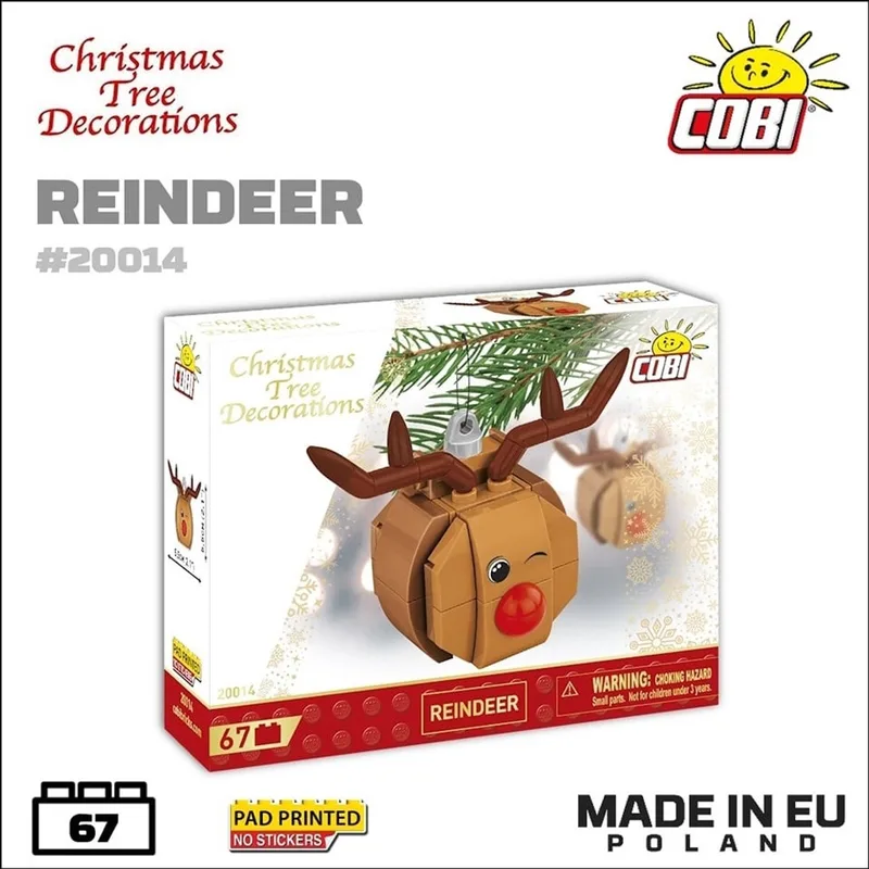 20014 Christmas tree decorations - Red-nosed reindeer by COBI – interior photo