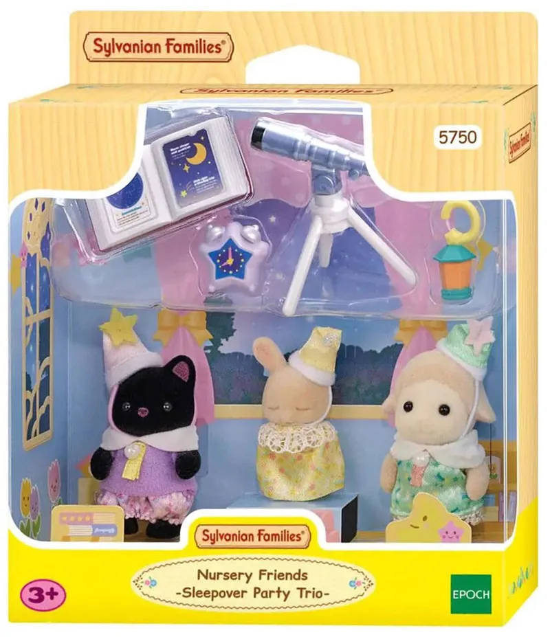 5750 Erlebniskindergarten Freunde “Übernachtungsparty” fra Sylvanian Families – produktbillede