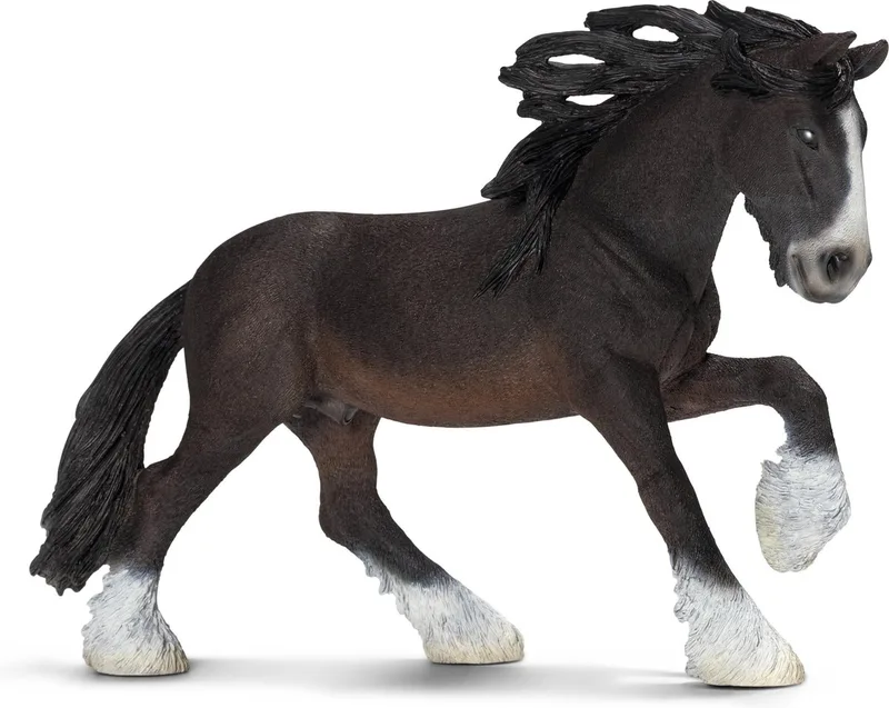 13734 Shire stallion fra Schleich – produktbillede