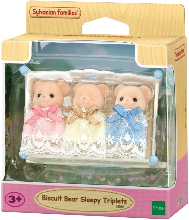 5866 Biscuit Bären Drillinge fra Sylvanian Families – produktbillede