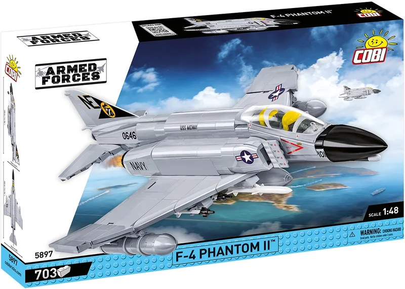 5897 F-4 Phantom II - USS Midway by COBI – product photo