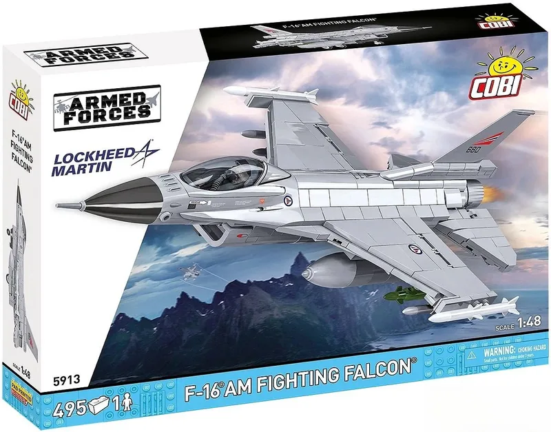 5913 F-16AM Fighting Falcon fra COBI – produktbillede