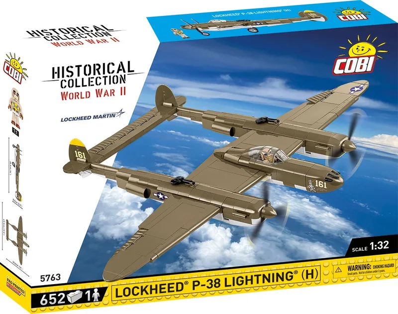 5763 Lockheed P-38H Lightning by COBI – interior photo