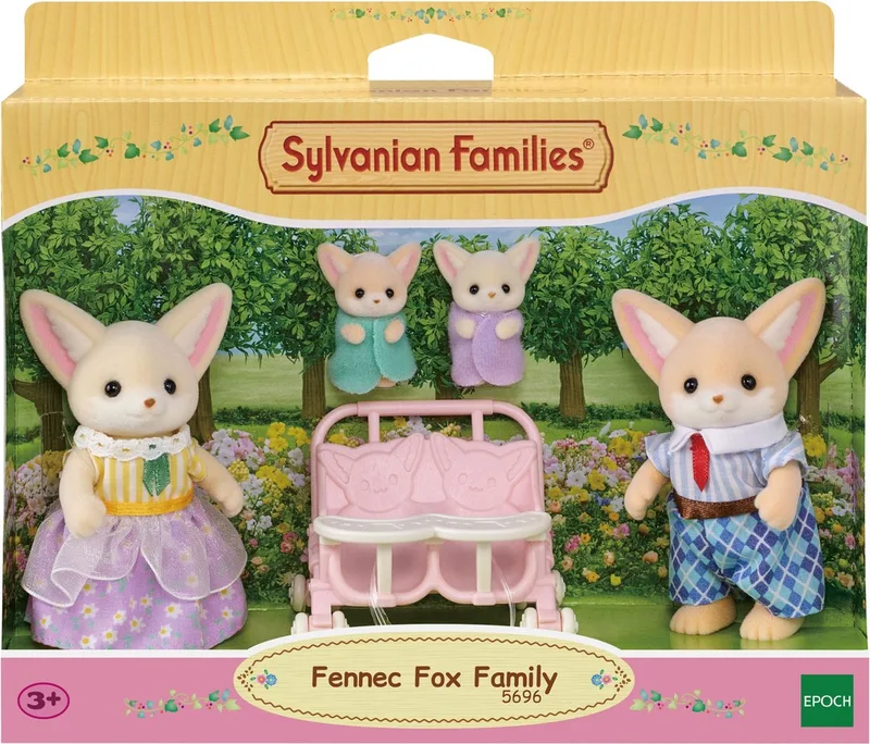 5696 Wüstenfuchs Familie från Sylvanian Families – miljöbild