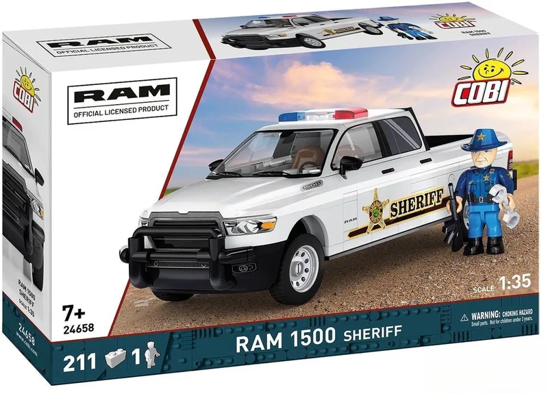 24658 RAM 1500 Sheriff fra COBI – produktbillede
