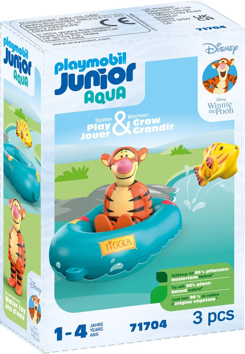 71704 JUNIOR & Disney: Tiggers Schlauchbootfahrt de Playmobil – photo d’ambiance