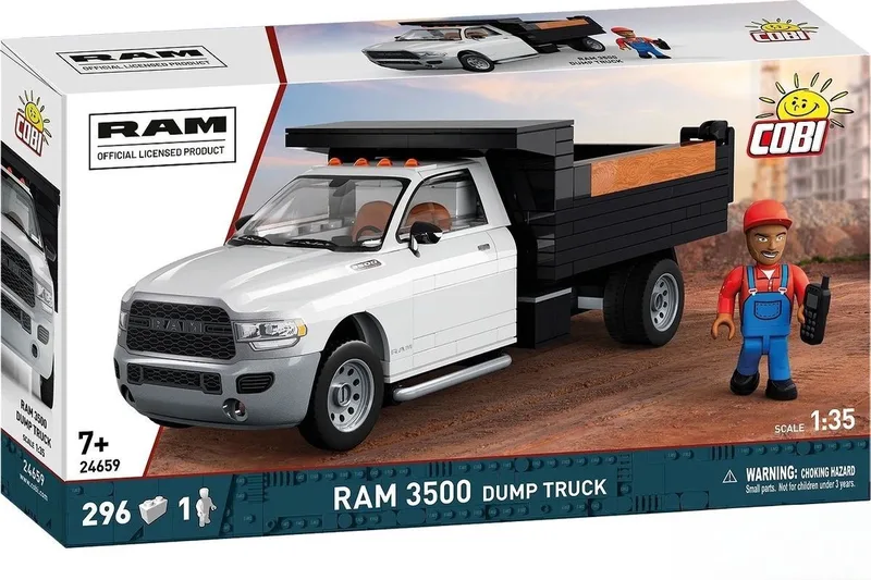 24659 RAM 3500 Dump Truck fra COBI – miljøbillede