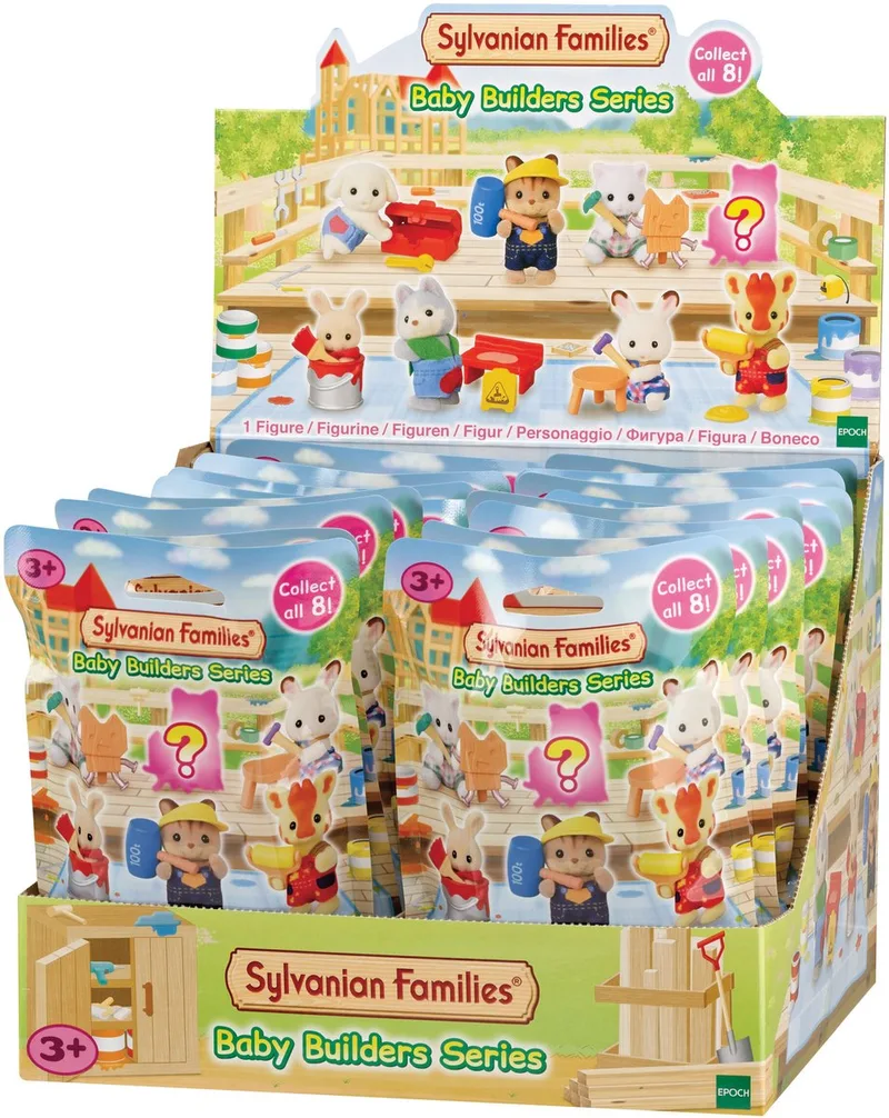5838 Sammelfiguren Serie 15 Babyfreunde Baustelle fra Sylvanian Families – produktbillede