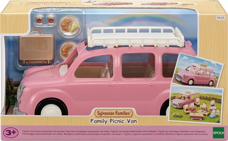 5535 Familienauto mit Picknickzubehör fra Sylvanian Families – miljøbillede