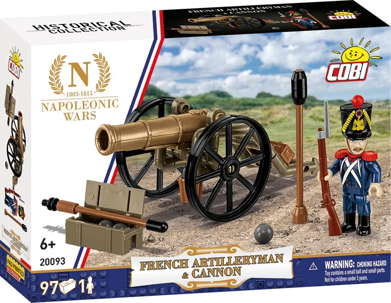 20093 French Artilleryman-Cannon by COBI – interior photo