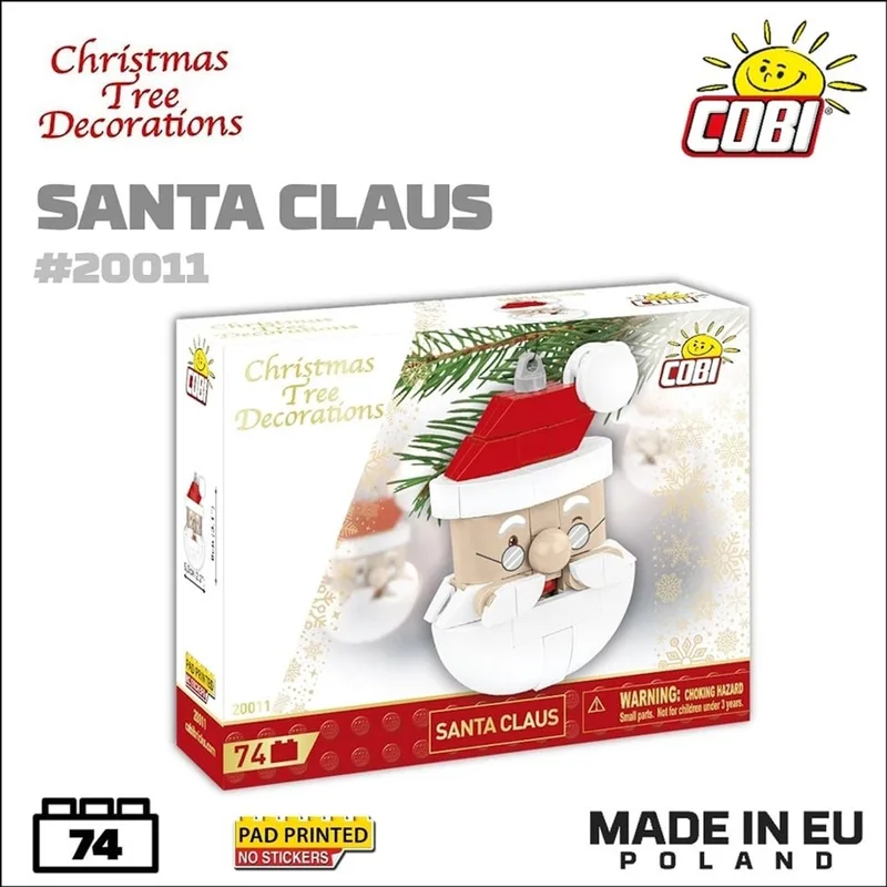 20011 Christmas tree decorations - Santa claus by COBI – interior photo