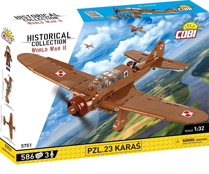 5751 PZL.23 Karaś från COBI – miljöbild