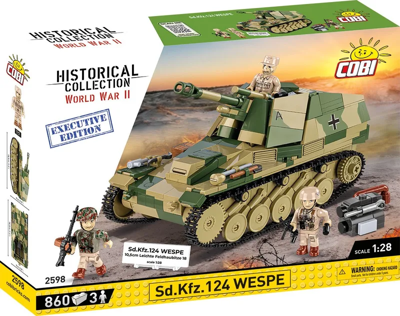 2598 Sd.Kfz.124 Wespe - Executive Edition de COBI – photo d’ambiance